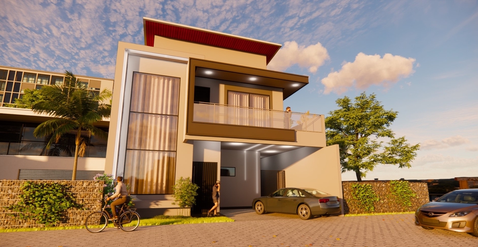 3D & Perspektif - Jasa Arsitek Desain Interior dan Eksterior Rumah Tinggal - 4