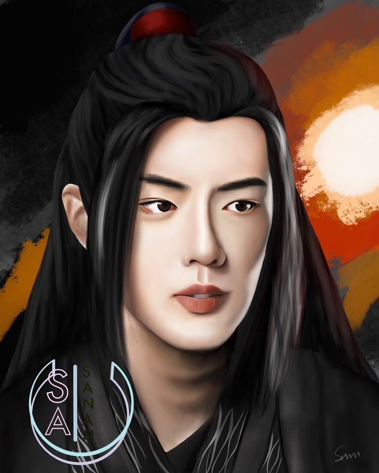 วาดภาพเหมือน Portrait - ภาพวาดเหมือนเดียว คู่รัก สไตล์ Digital - 6
