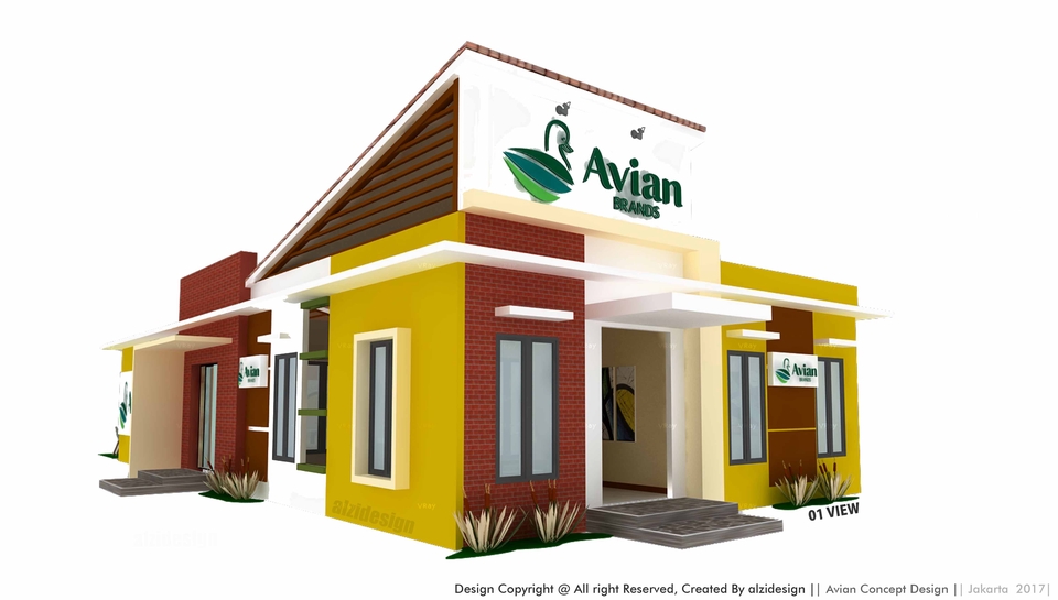 3D & Perspektif - DESAIN BOOTH PAMERAN 50 K (1 HARI & NEGO )  - 13
