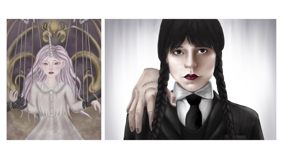 วาดภาพประกอบ - รับวาดภาพประกอบ Digital painting - 4