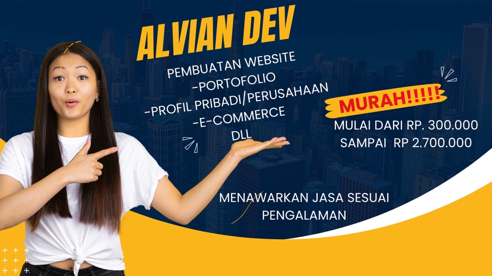 Jasa pembuatan website profesional dan murah, pembuatan website toko online, website company profile, website WordPress, website e-commerce.