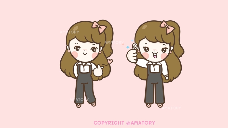 Character Design - ออกแบบตัวการ์ตูน คาแรคเตอร์ (Character Design) รับวาดการ์ตูนน่ารัก สดใสค่า♡ - 5