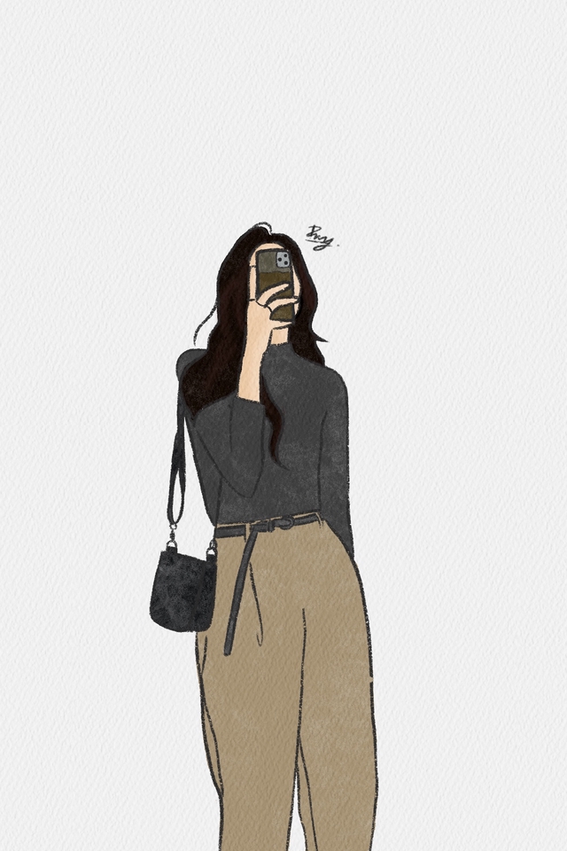วาดภาพการ์ตูน - วาดภาพตามรูปจริง ลายเส้นมินิมอล - 4