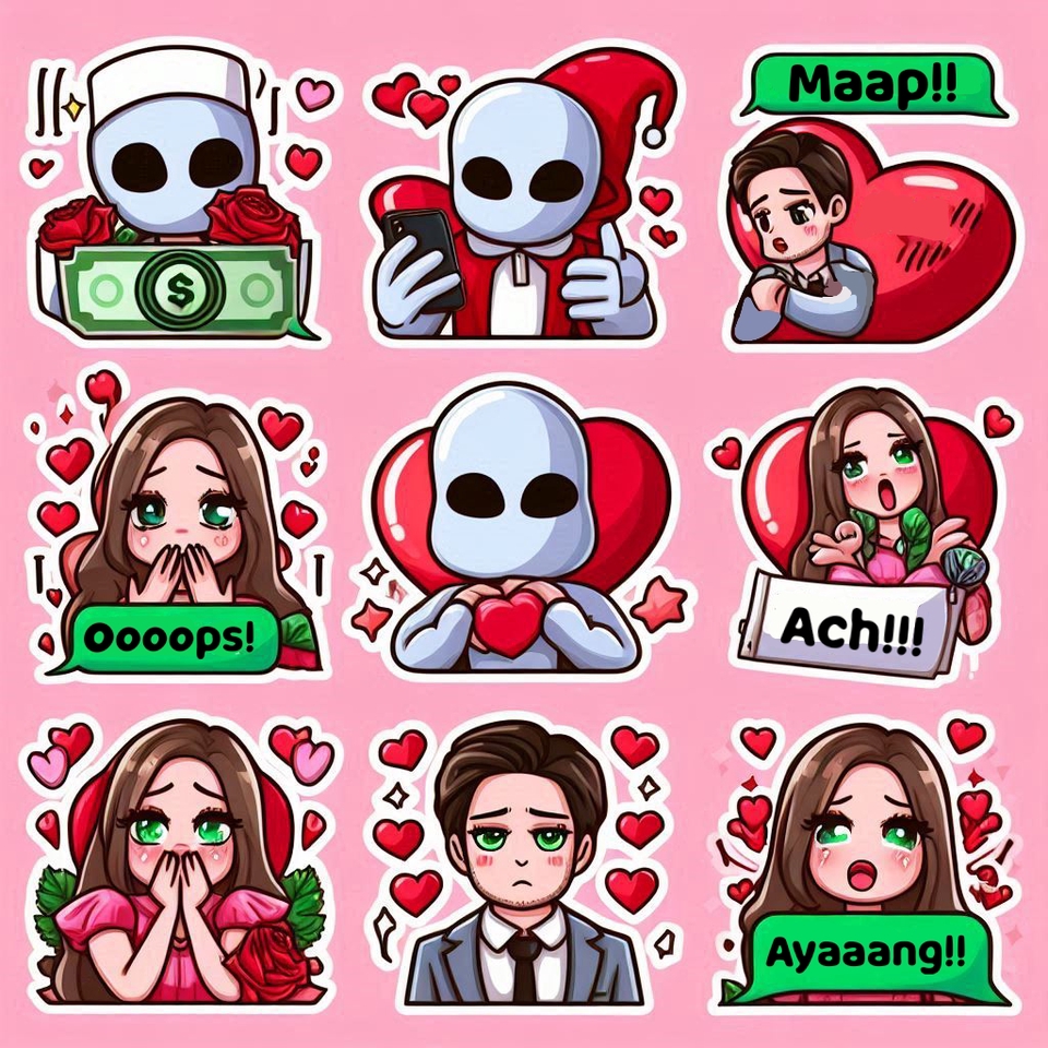 Stiker LINE - STIKER WHATSAPP CUSTOM (murah) - 4