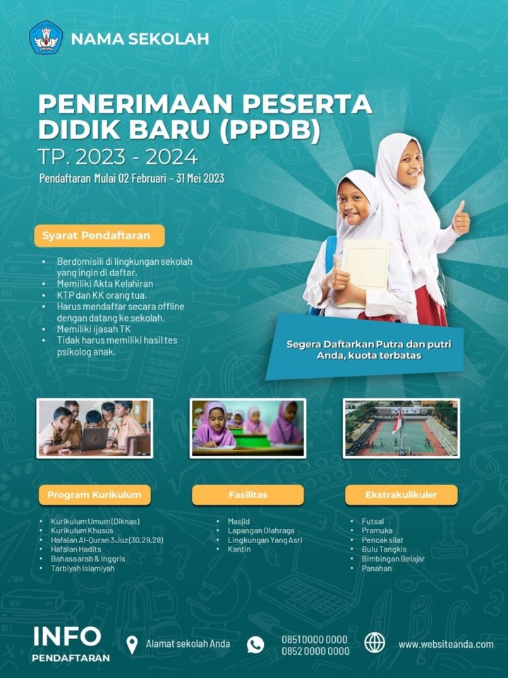 Banner Online - BROSUR PENERIMAAN SISWA/SANTRI BARU - 10