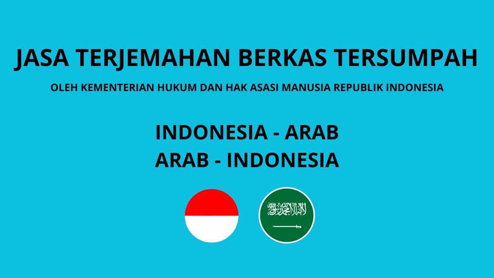Jasa Penerjemah, Translate dan Terjemahan Bahasa Arab - TERJEMAHAN BERKAS TERSUMPAH INDONESIA-ARAB/ ARAB-INDONESIA