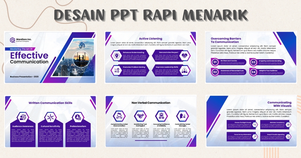 Presentasi - DESAIN PPT RAPI DAN MENARIK  - 3