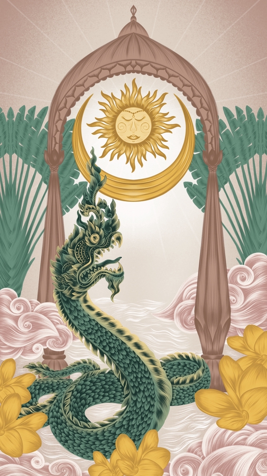 วาดภาพประกอบ - ออกแบบบรรจุภัณฑ์ การ์ดแต่งงาน วอลเปเปอร์ติดผนัง ฯลฯ - 10