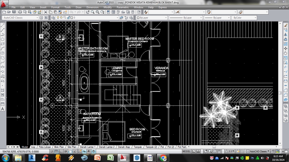 Jasa drafter autocad arsitek interior murah pembuatan gambar denah rumah