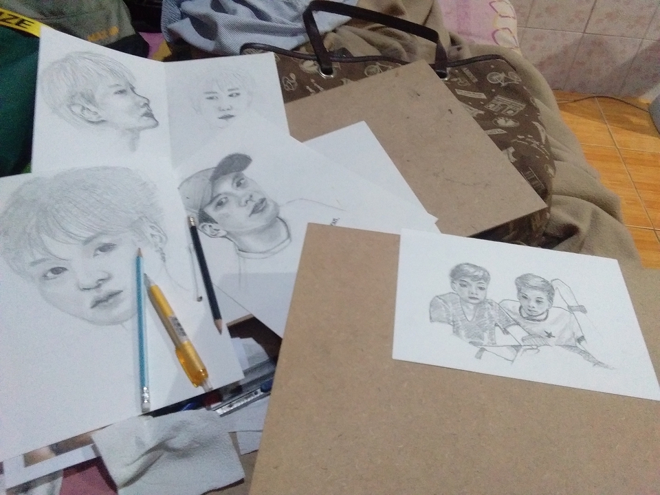 วาดภาพเหมือน Portrait - วาดภาพเหมือน Drawing ภาพวาดสีน้ำ  - 6