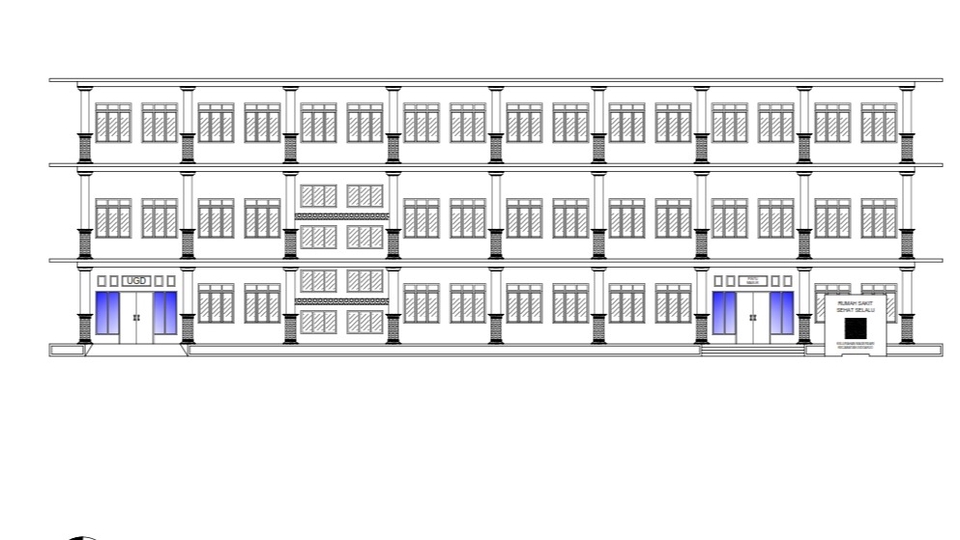 CAD Drawing - Gambar Kerja Proyek Bangunan - 1