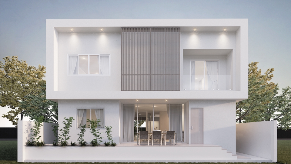 ออกแบบตกแต่งภายในและภายนอก - Residence Nonthaburi - 2