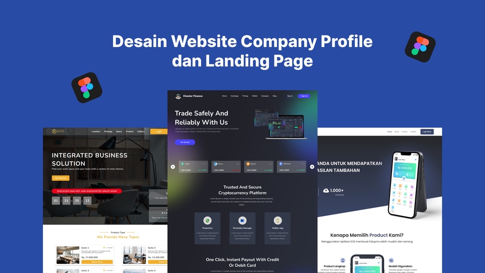 Desain Web - UI/UX Desain Website Company Profile dan Landing Page - 1