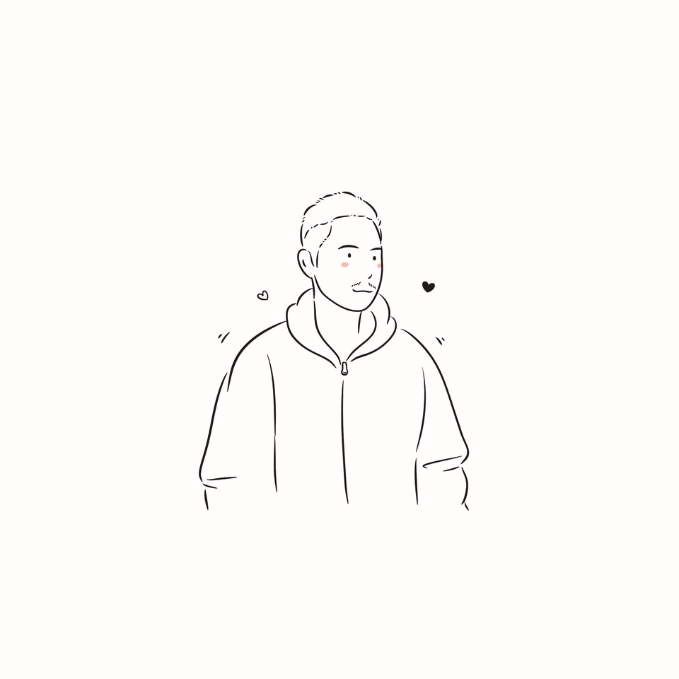 วาดภาพเหมือน Portrait - รับวาดภาพมินิมอล สไตล์ลายเส้น - 5
