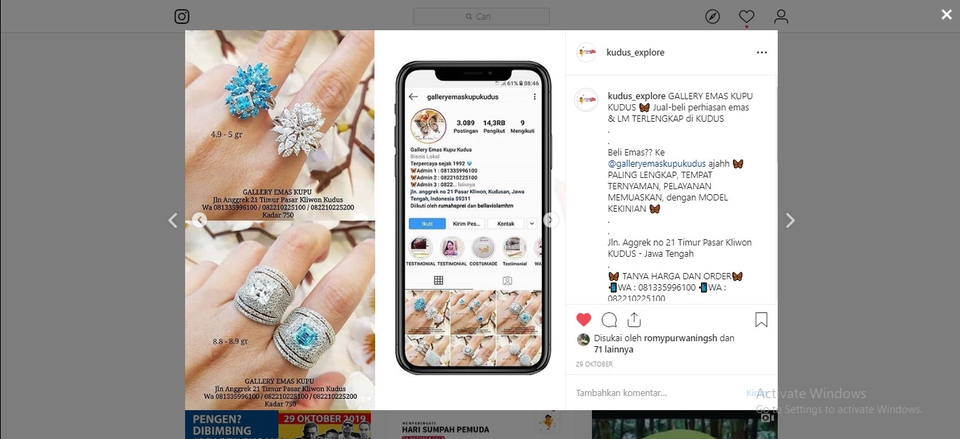 Selebgram/ Socmed - JASA PAID PROMOTE / IKLAN Di INSTAGRAM MURAH (REAL FOLLOWERS INDONESIA) - 6