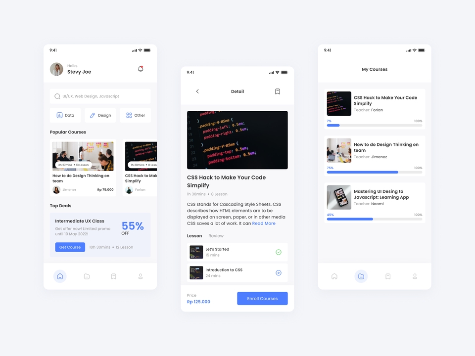 UI & UX Design - Clean UI/UX Design for Mobile App With Figma - 7