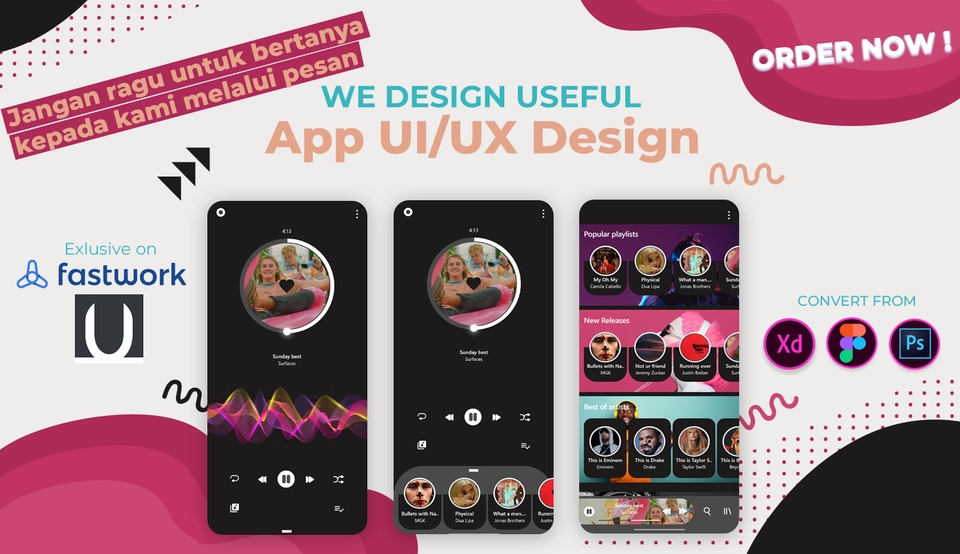 UI & UX Design - Desain Tampilan UI/UX Untuk Mobile App, Website / Landing Page. - 4