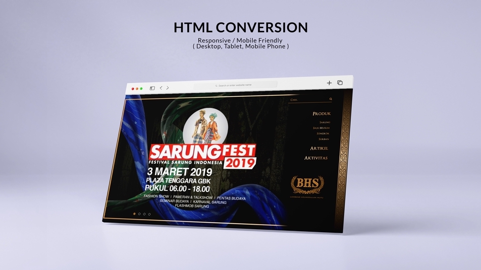 Web Development - Slicing Dari Desain PSD, Zeplin, Figma, Image Ke HTML. HTML Conversion.  - 5