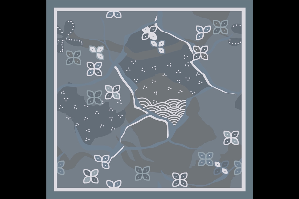 Desain Kaos & Motif - DESAIN SCARF DAN HIJAB DAN MUKENA - 12