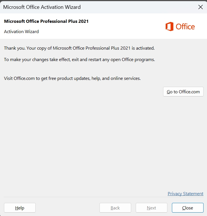 รับติดตั้ง Office Professional Plus 2021 บนคอมพิวเตอร์