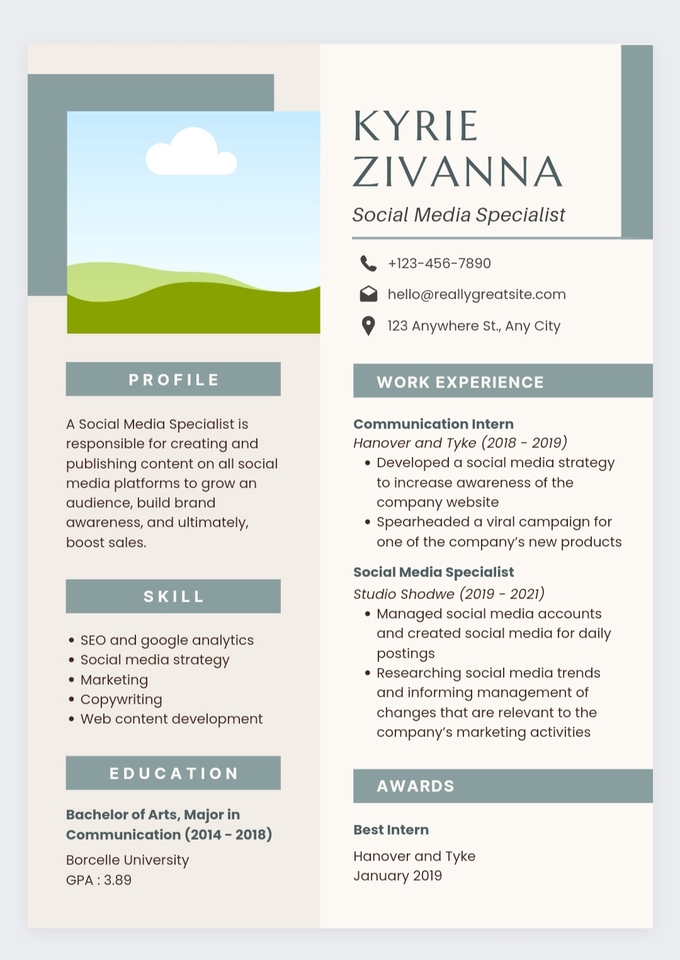 Portfolio & Resume - Buat CV 1 Hari Jadi - 20