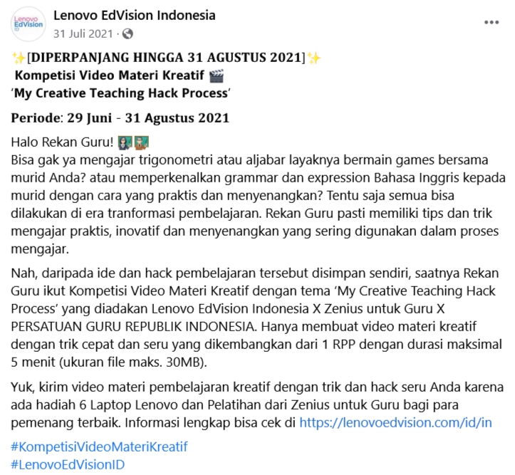 Caption Sosial Media - Copwriting untuk Berbagai Media Promosi (1 Hari Jadi) - 9