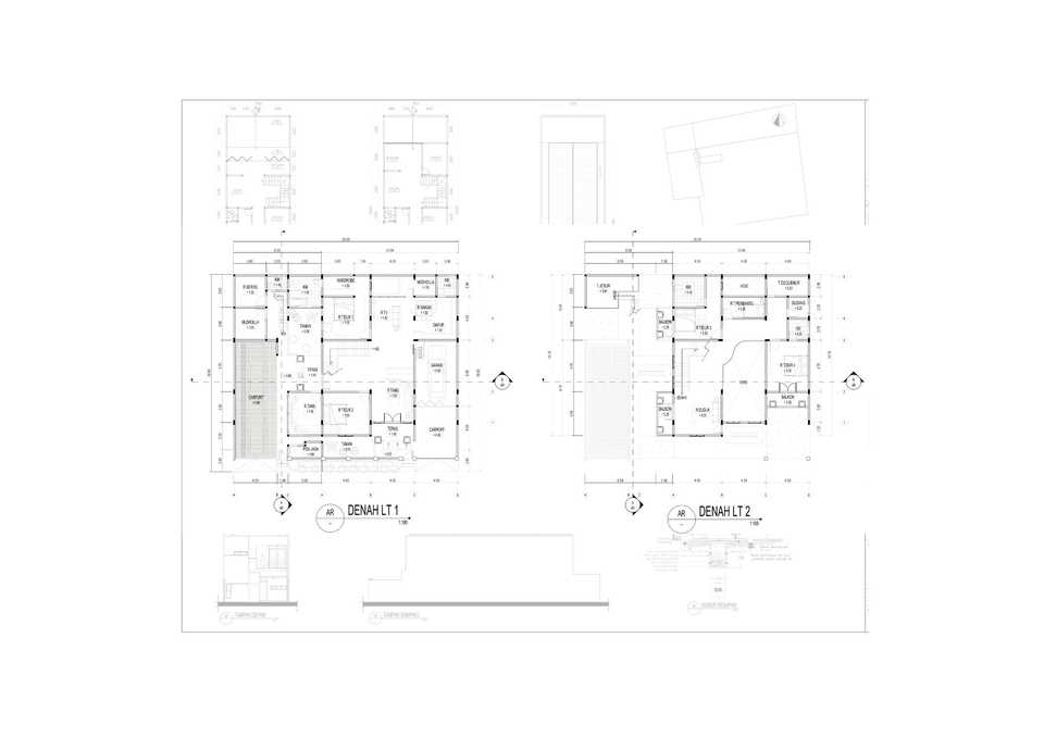Jasa drafter autocad freelance untuk desain interior rumah