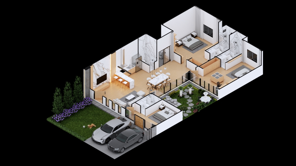 3D Perspective - รับทำ Model 3D / Perspective Interior,Exterior / Booth / Event / Exhibition - 16