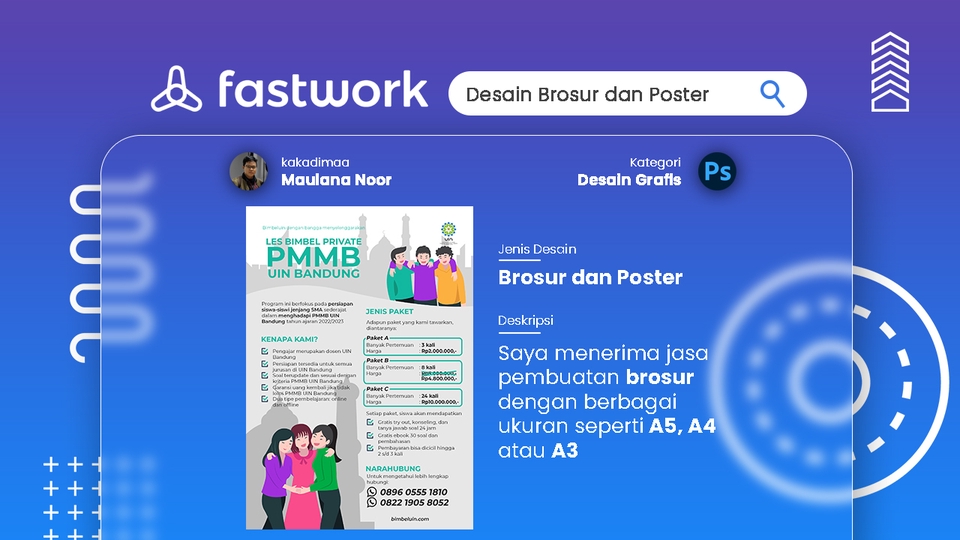 Jasa Desain Banner Instagram untuk Promosi Bisnis dan Website Anda. Layanan Profesional dengan Desain Unik dan Keren. Buat Banner Instagram Menarik di Fastwork.