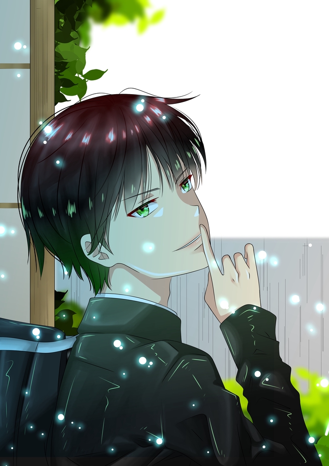 Ilustrasi gambar digital, original karakter, fanart, ubah foto anda