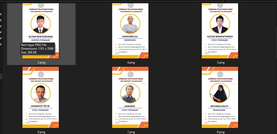 Digital Printing - Desain Pamflet/Flyer, Brosur , Katalog, Kartu Nama, Spanduk Banner , Sertifikan dan ID Card - 5