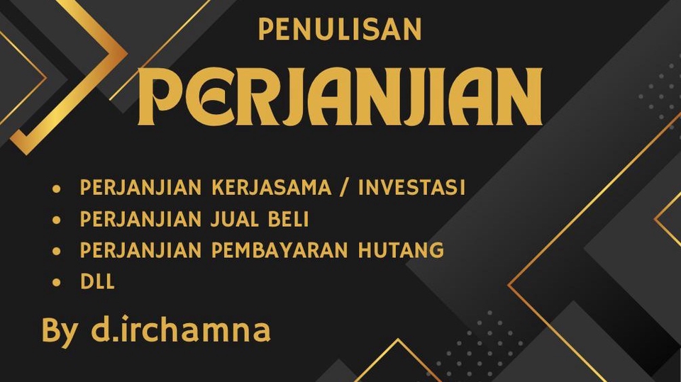 Jasa Perizinan, Pendaftaran Merek hingga Pengurusan NIB & PT - Penulisan Perjanjian
