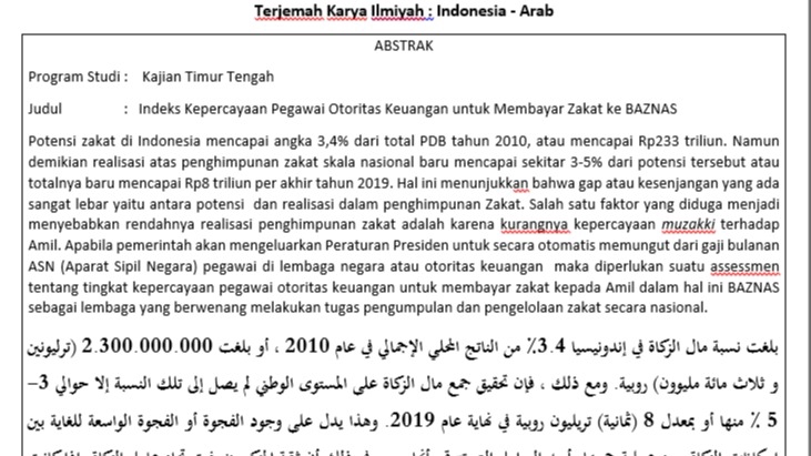 Penerjemahan - TERJEMAH ARAB-INDONESIA - 3