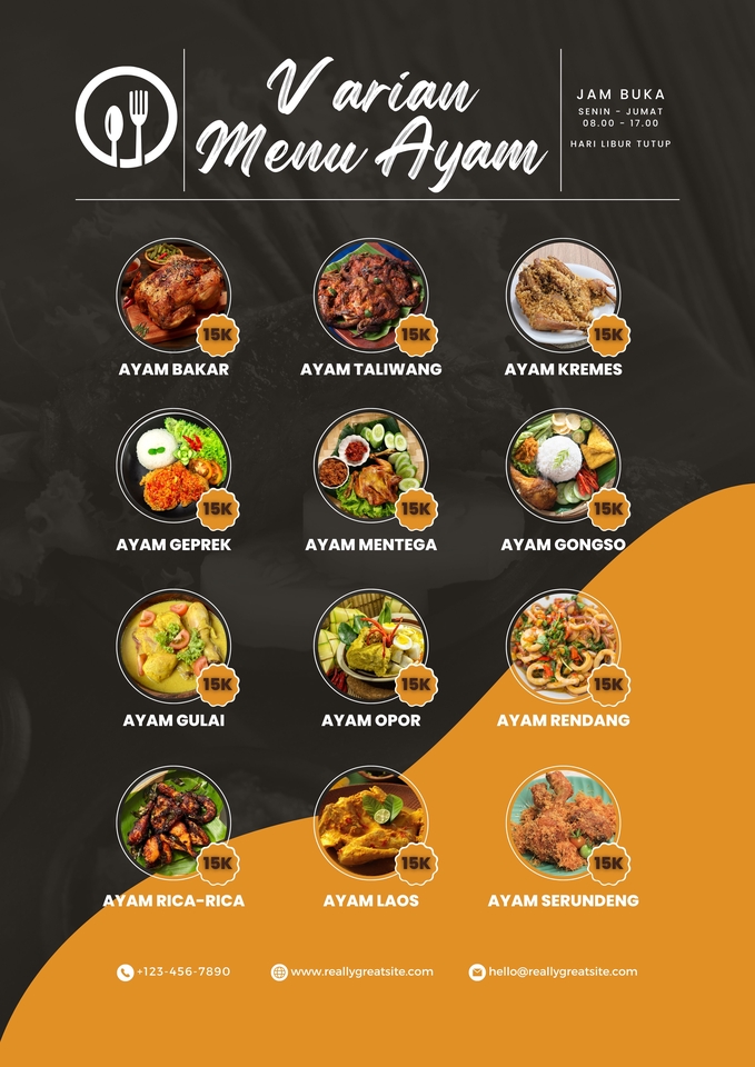 Banner Online - JASA DESAIN BANNER POSTER IG MENU MAKANAN - 3