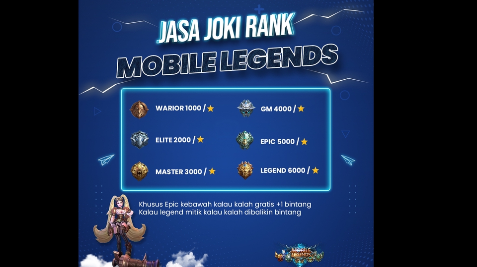 Gaming - Jasa joki dan mabar Mobile Legend - 1