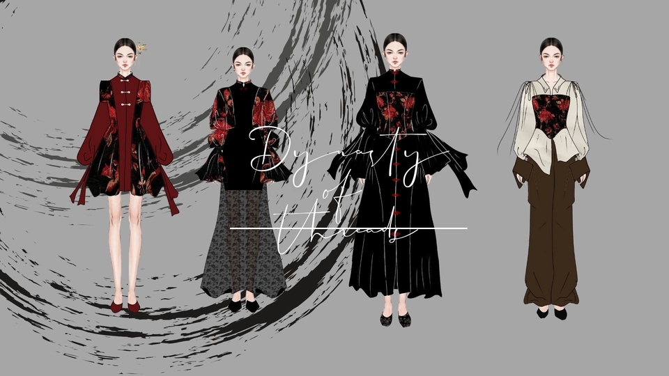 Desain baju wanita modern dengan berbagai gaya dan motif untuk inspirasi desain busana