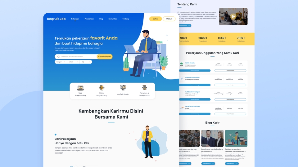 Desain Web - Desain Modern Mobile App & Website Menggunakan Figma - 14