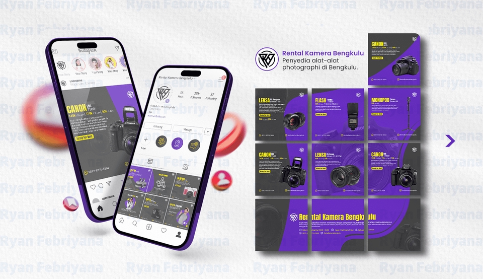 Jasa desain banner Instagram untuk promosi bisnis online, desain banner keren dan unik, banner iklan instagram