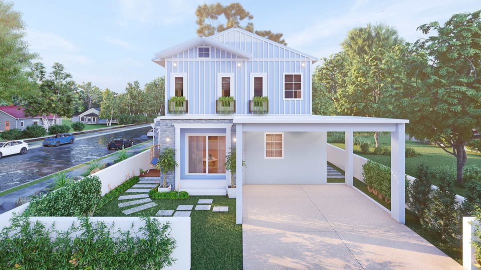 3D Perspective - รับทำภาพ 3D perspective และงาน Video 3D Animation บ้าน คอนโด ภายนอก และภายใน - 4