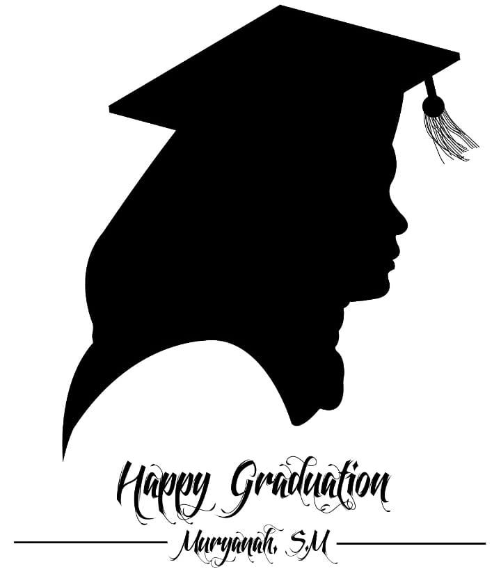 Gambar dan Ilustrasi - Kado Wisuda atau Ultah (Siluet, Line Art & Vektor) - 2