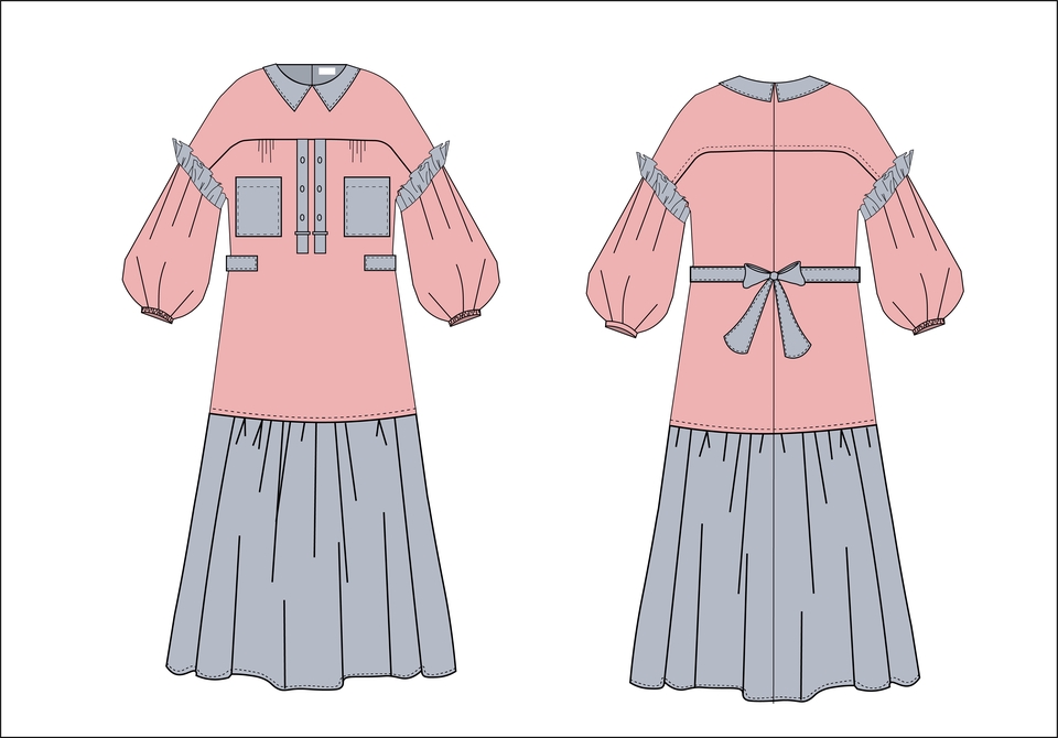 Desain Kaos & Motif - DESAIN BAJU RETAIL - 4