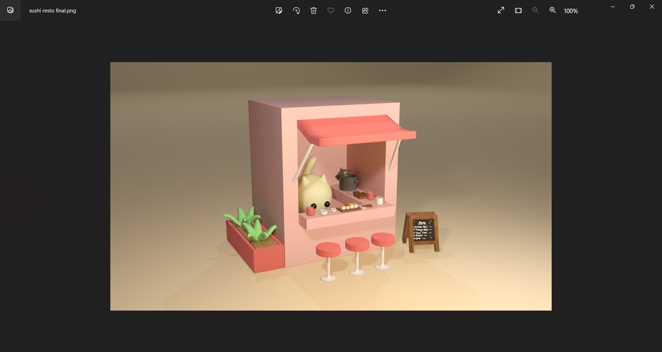 3D & Animasi - Design 3D Stylized Character, Asset, Environment Simple - 3