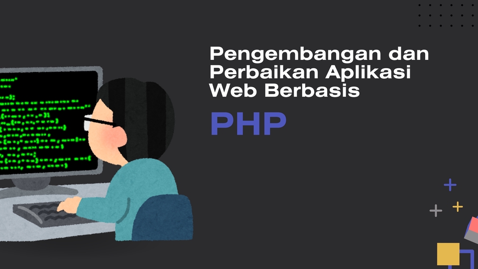 Jasa pembuatan website dan pengembangan web berbasis PHP dengan desain modern dan profesional