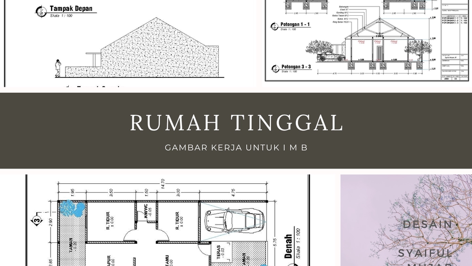 GAMBAR RUMAH UNTUK IMB