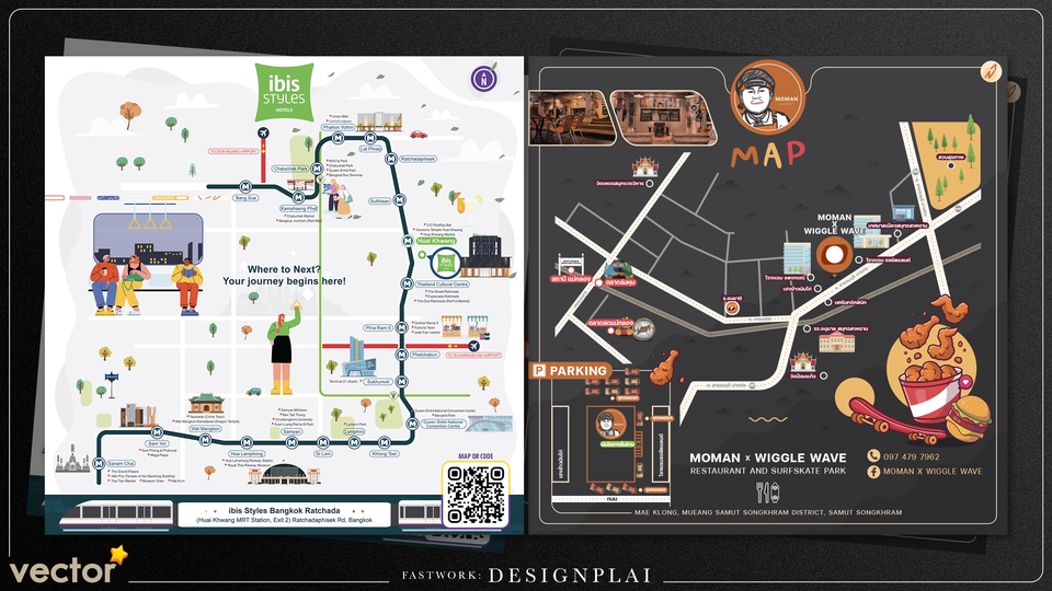 วาดแผนที่ - Map Design ออกแบบแผนที่ งานดี มีสไตล์ - 11