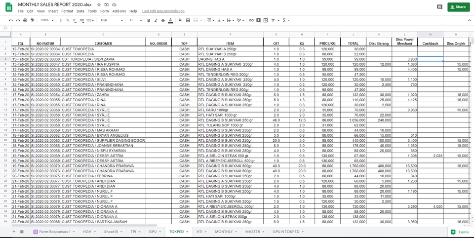 Entri Data - JASA PROFESIONAL PENGINPUT DATA MENGGUNAKAN EXCEL, SELSAI DALAM 1 HARI. - 3