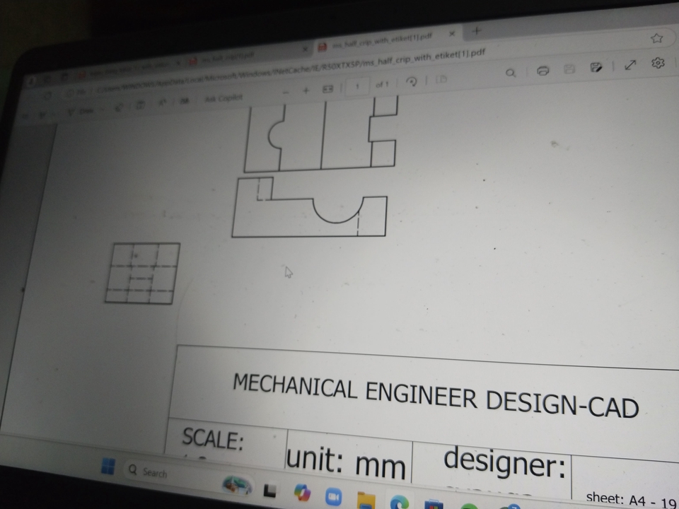 CAD Drawing - Desain mechanical autocad&autodesk inventor - 3
