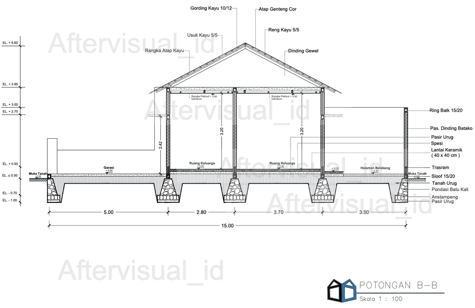 CAD Drawing - Desain CAD 2D Gambar Kerja, Gambar PBG, Layouting Perumahan dll - 7