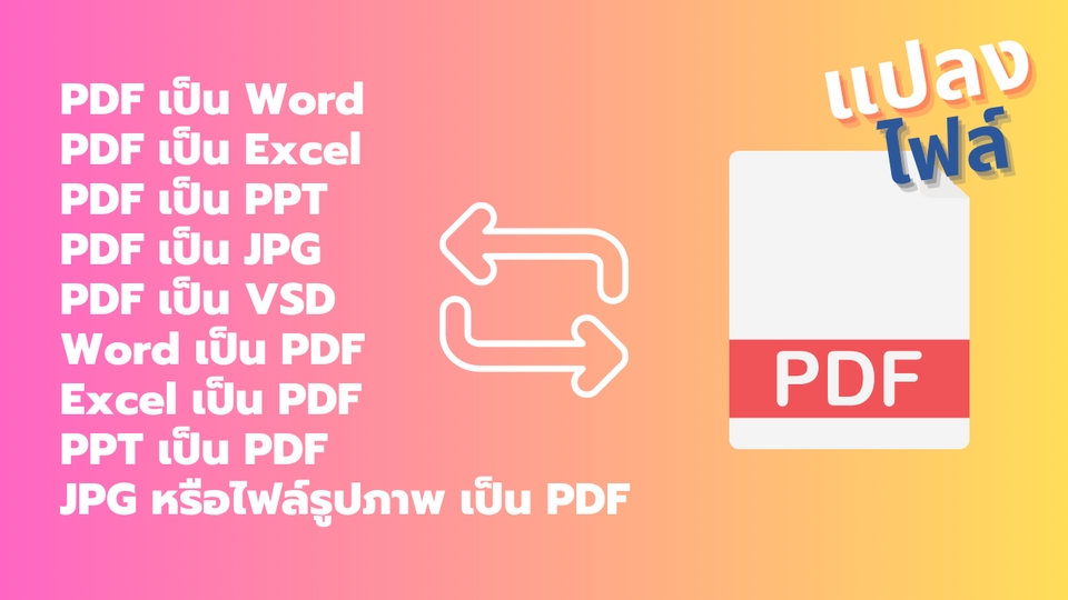 พิมพ์งาน และคีย์ข้อมูล - รับแปลงไฟล์ ย่อ แยก รวม แก้ไข เซ็นชื่อ ลบpassword ไฟล์ PDF - 3