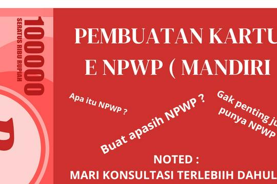 Jasa Review Kontrak atau Perjanjian Hukum - Pembuatan Kartu E-NPWP Badan Perusahaan & Pribadi
